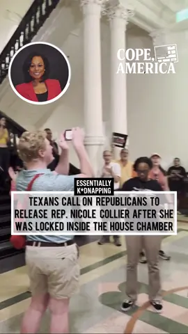 Rep. Nicole Collier locked inside House Chamber for rejecting DPS escort requirement. #TexasPolitics #USPolitics #BreakingNews #Democracy #NicoleColier