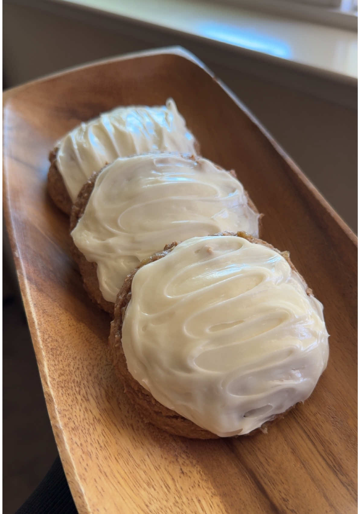🍎🥧 3 ingredient Apple Pie Cookies🥧🍎  Ingredients: 1 box of spiced cake mix ( I used @Betty Crocker) 1/2 can apple pie filling (I used @Duncan Hines Comstock) 3/4 cup apple sauce  *optional - frosting or glaze of your choice*  • Chop up your apple pie filling into small pieces, I just used my kitchen shears, add your cake mix, chopped filling, and apple sauce to a mixing bowl and incorporate we’ll. Portion out your cookies, I can get 28-30 small cookies or 10-15 large cookies as seen here. Bake at 350 for 10-15 mins depending on size of cookies and oven times will vary as well. These will be soft but not gooey. Allow them to cool before icing them! Enjoy!! #cookie #applepie #fall #baking #apple 