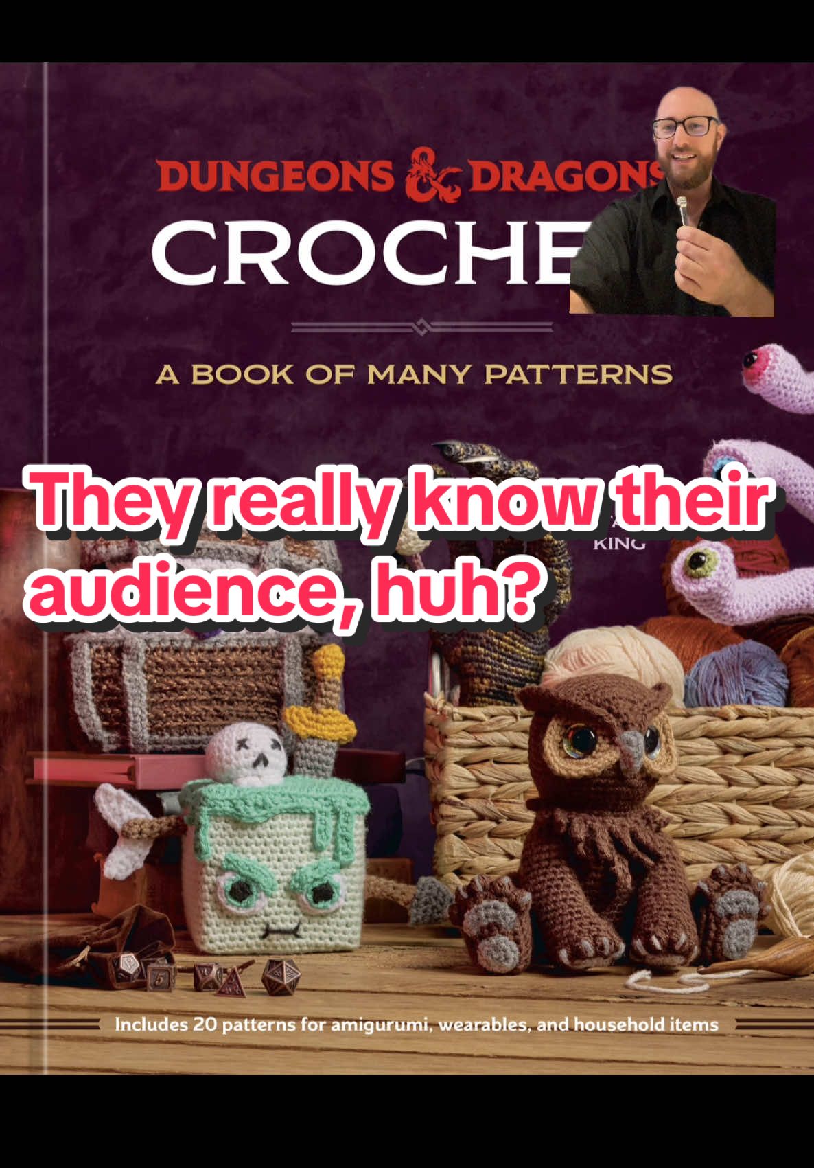 Who has proficiency in crocheting? Cause if I roll to try it’ll be at disadvantage at best #dnd #dndtiktok 