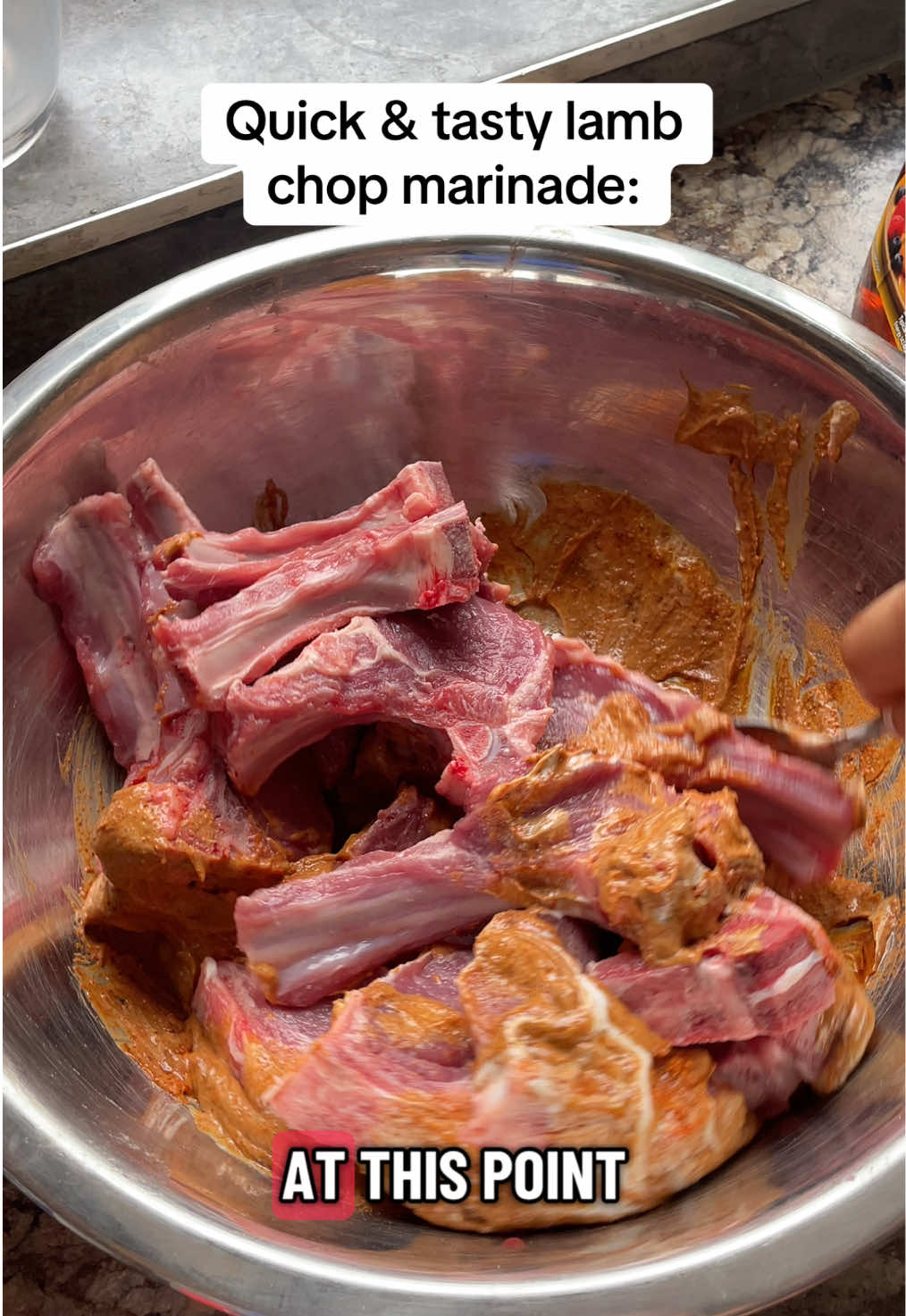 Elevate your packet spice mixes with a dash of soy and honey for a teriyaki twist on some tikka lamb chops. #lambchops #lambchopsrecipe 