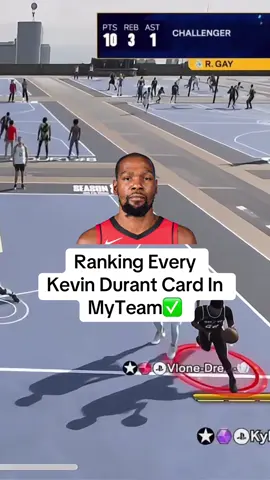 Ranking Every Single Kevin Durant Card In NBA2K25 MyTeam!!!|#2k #nba2k #nba2k25 #myteam #kd 