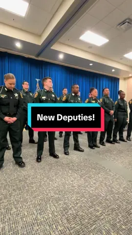 Today we welcomed one new Deputy Sheriff and 14 new Detention Deputies to our agency! #welcome #polksheriff #greenteam 