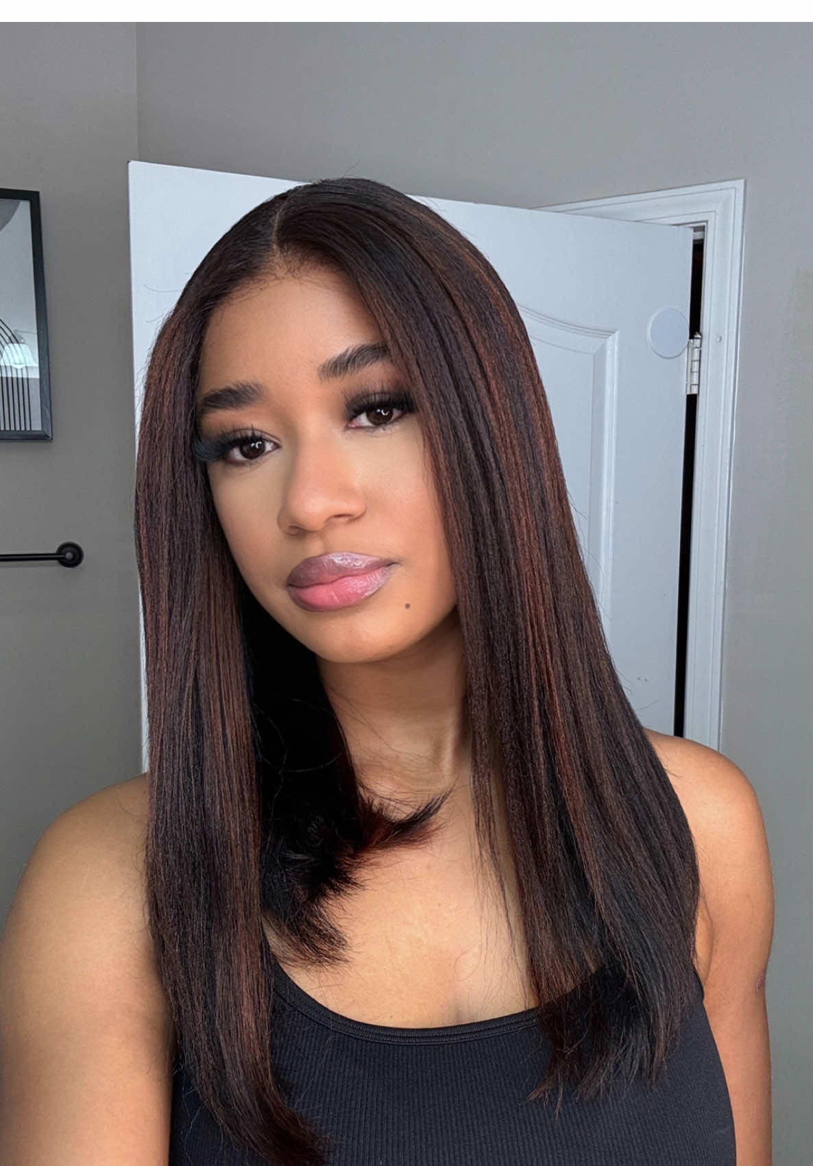 She’s giving silk press😩😍 @Ashimaryhair @Ashimarywig  #ashimary #ashimaryhair #naturalhair #viralvideo 