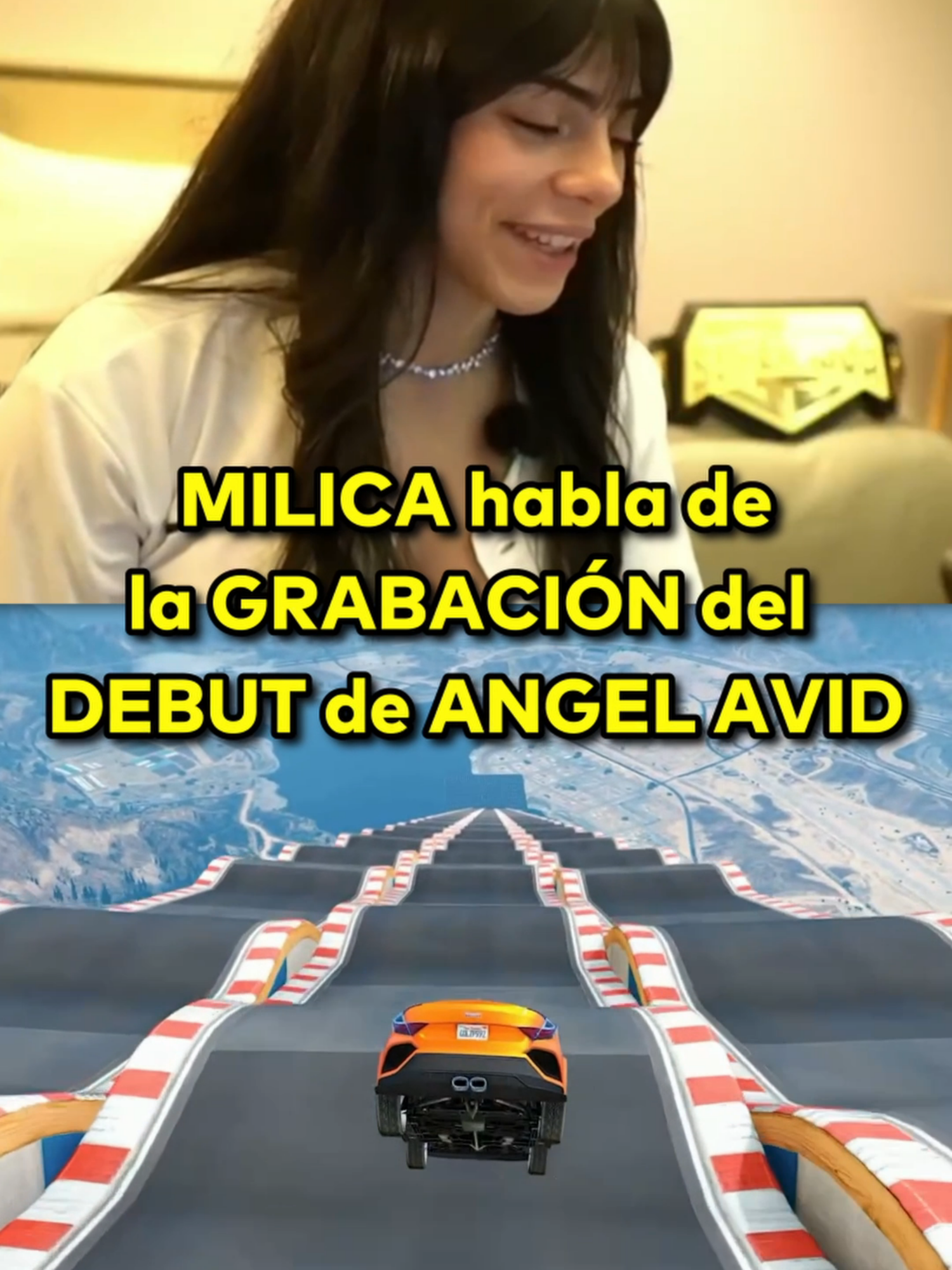 MILICA habla de la GRABACIÓN del DEBUT de ANGEL AVID #milica #twitch #fyp #parati