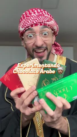 habib provando chocolate Dubai 