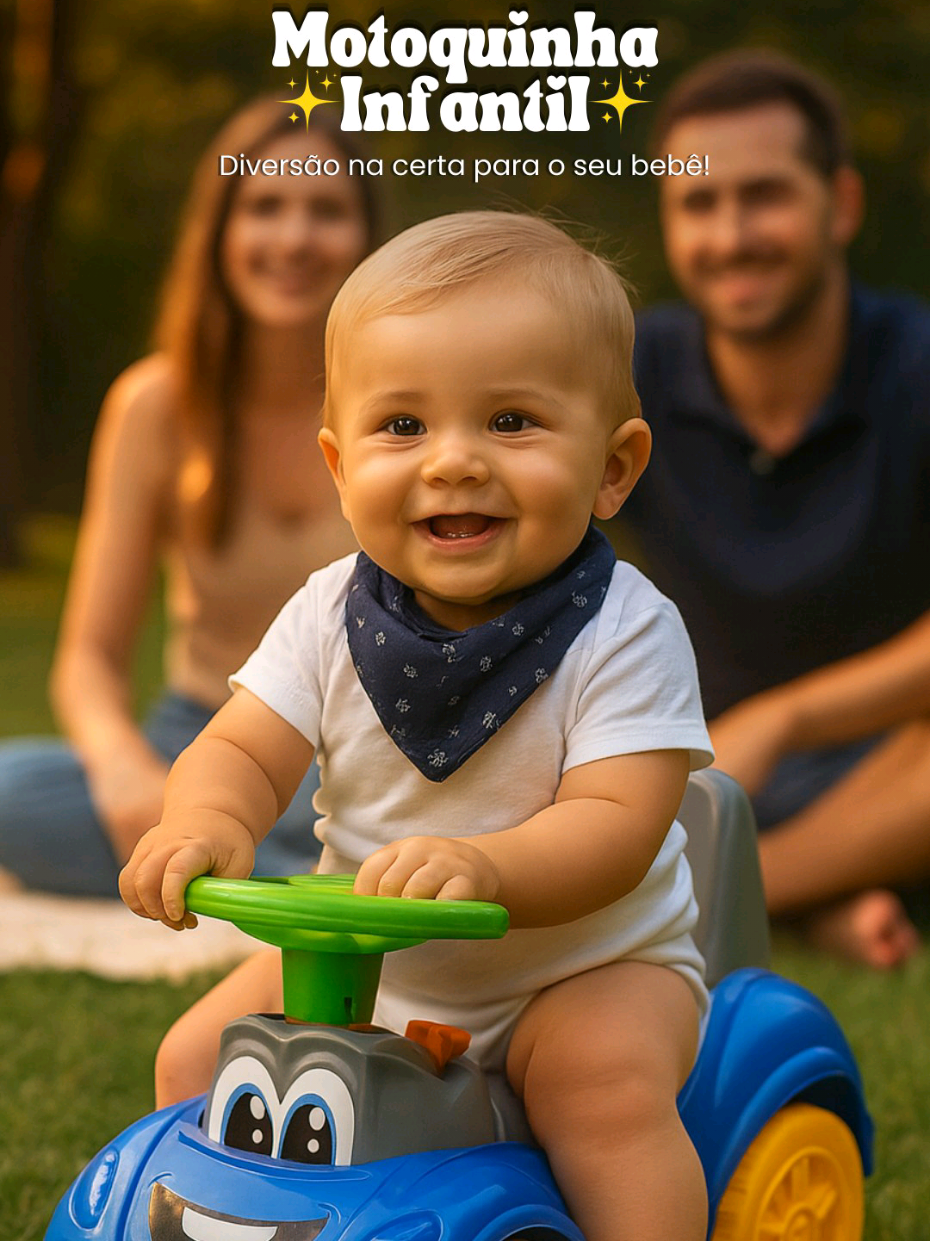 Motoquinha Infantil Motoca Bebe Totokinha Azul #infantil  #modainfantil #foryou  #crianças  #maternidade 