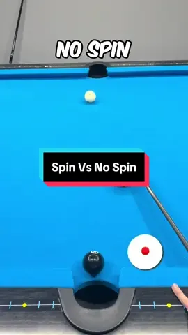 No Spin Vs Spin😁✅#billiards #8ball #hanoi  #pinoysports #8ballpool