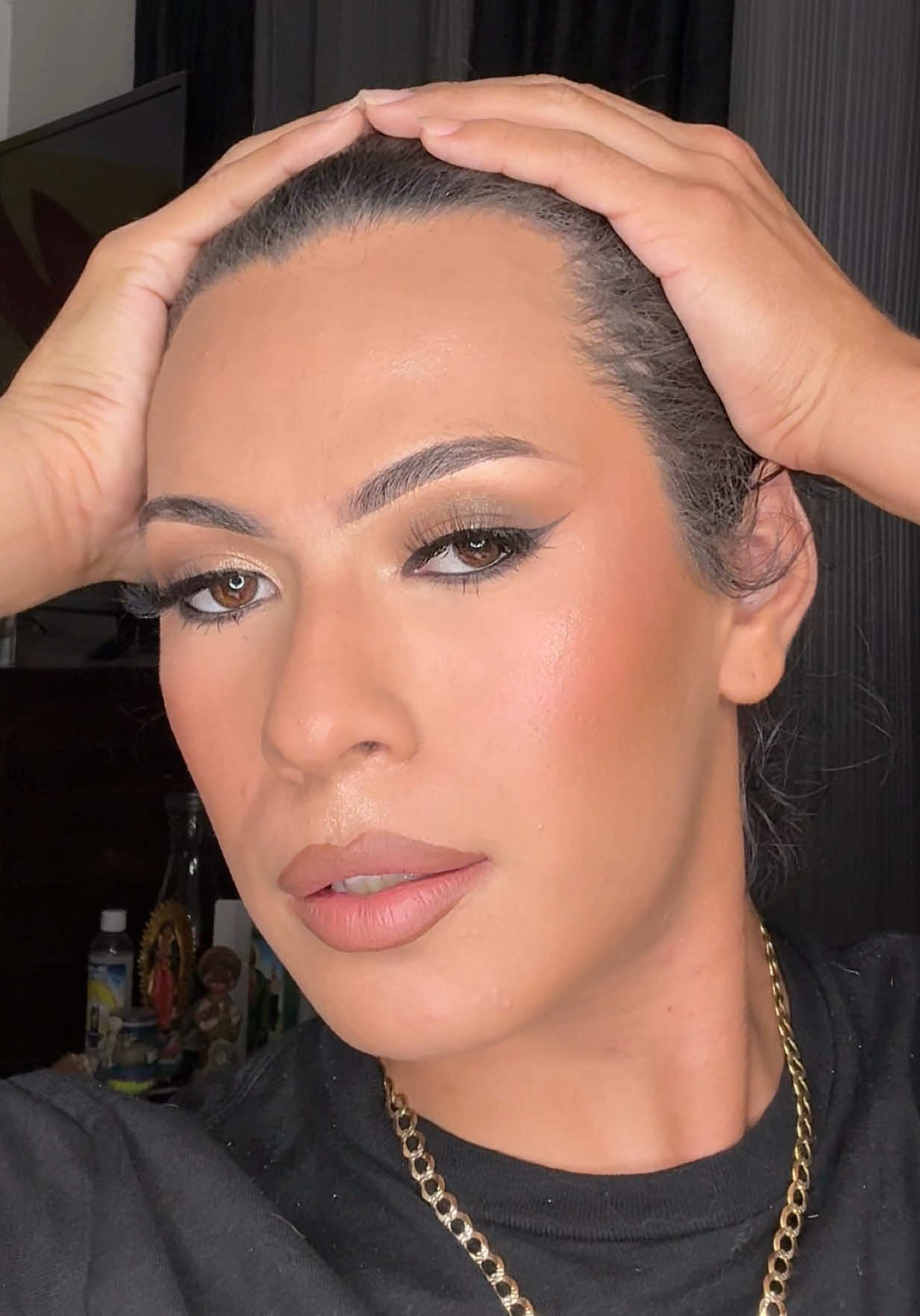 Makeup for a Night Out #nightoutmakeup #houston #grwm #makeuptutorial #MakeupRoutine #nightout #fypシ #foryoupage 