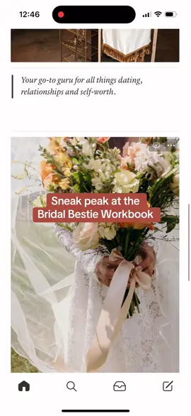 My Bridal Bestie Workbook launches THIS THURSDAY! This workbook will be your ultimate wedding planning guide - complete with the logistical AND emotional tips you need to create your dream day. Link in bio to get on the waitlist, brides.💍