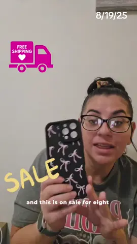 grab this while on sale 8/19/25 with free shipping and dont forget to take advantage of those coupons too! #tiktokshoplabordaysale #phonecase #bows #phoneaccessories #TTSTasteMakers 
