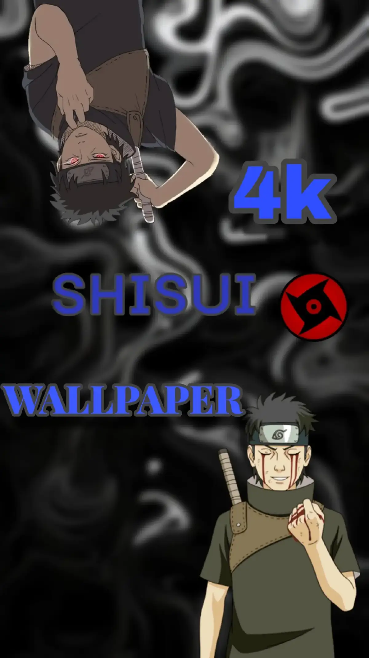 FONDS D'ÉCRAN DE UCHIHA SHISUI🐦‍⬛♥️ #animefyp #wallpaper #uchiha #shisui #narutoshippuden 