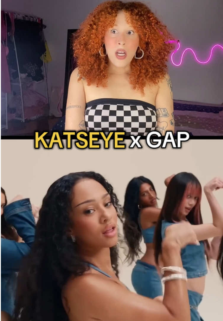 ELAS SÃO O MOMENTO 🔥 KATSEYE em parceria com a marca GAP trazendo VISUAIS pra gente veyr 😮‍💨 essas meninas vão dominar o mundooo 💗 #katseye #gap #reaction #kpop #kpopbrasil | KATSEYE X GAP CAMPAIGN REACTION