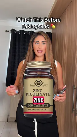 Taking zinc? Don’t forget about copper 👀 Too much zinc on its own can actually block copper + leave you tired, weak or even anemic. The trick is balance — aim for about 25–30mg zinc with 1–2mg copper 🧬. Best to take them with food (not with high dose iron or calcium). Your skin, hair + immunity will thank you 💊✨ #zinc #vitamins 