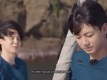 How worried he is and jumps in right away when he sees Jimin so as not to leave him alone #jikook 