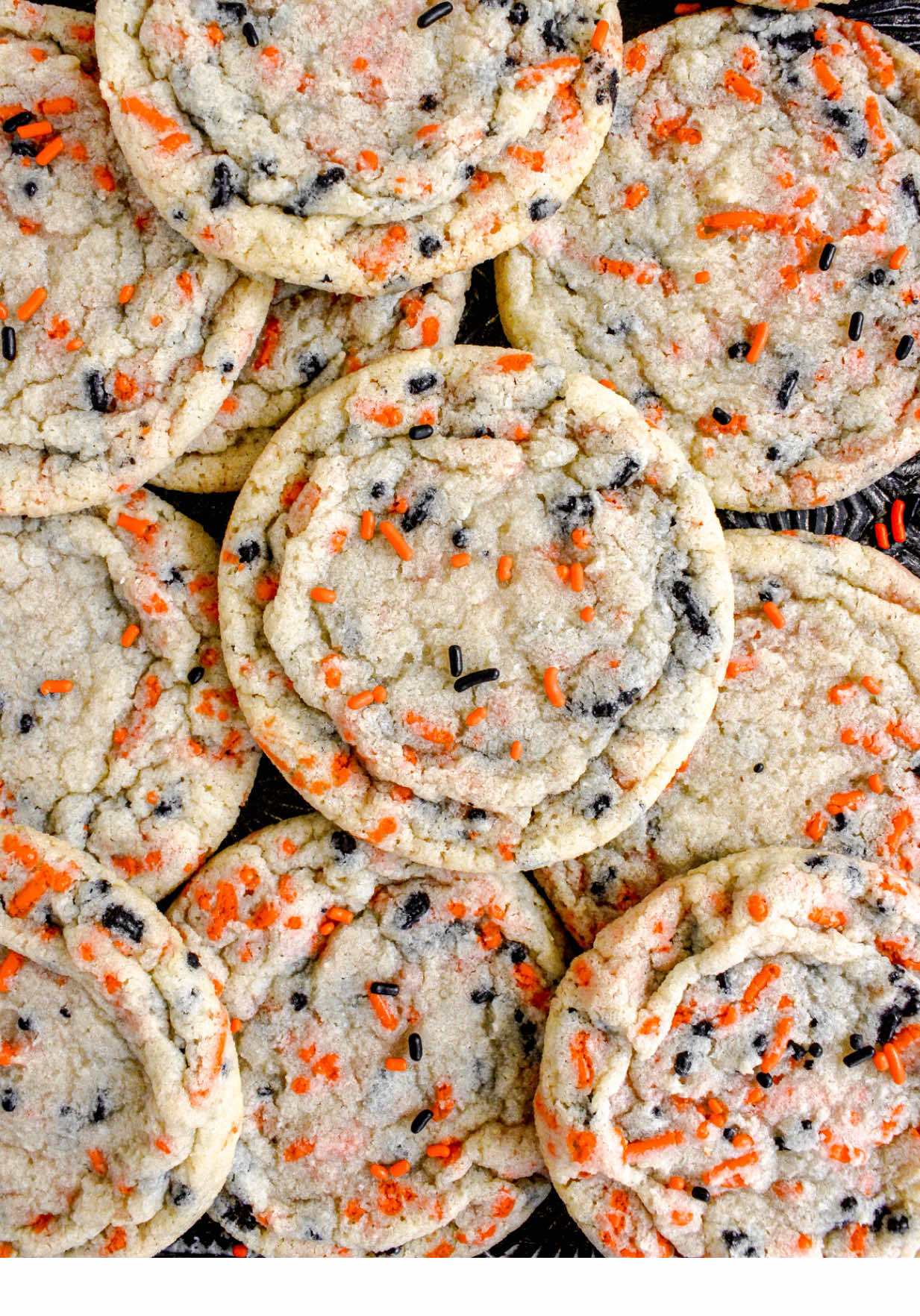 Sometimes the simplest recipes are the best 🤩 chewy centers, crispy edges with tons of sprinkles, these Sprinkle Sugar Cookies are one of my favorite cookie recipes on my site 😍 find the recipe on my site or google Sprinkle Sugar Cookies My Messy Kitchen! #Recipe #cookies #sugarcookies #fyp #baking 