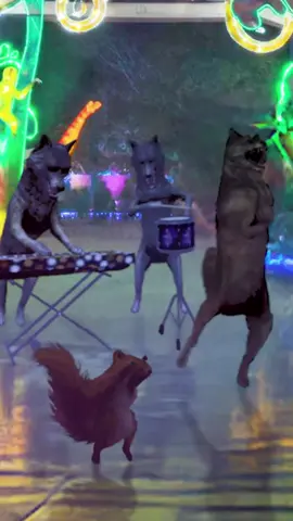 Ijbiñij Dance | Animal Party Lantern | Carnival of Animals (Mystic Circle you hear in the background by Filmmaker) #ijbiñij #dancingsquirrel #funnyanimals #dance #alexreynosoart 