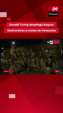 🇺🇸💥🇻🇪 Tensión entre Estados Unidos y Venezuela. En las próximas horas, tres buques estadounidenses llegarán a costas venezolanas como parte del plan antidrogas impulsado por Donald Trump. En respuesta, Nicolás Maduro anunció el despliegue de casi cinco millones de reservistas para reforzar la seguridad en el país.