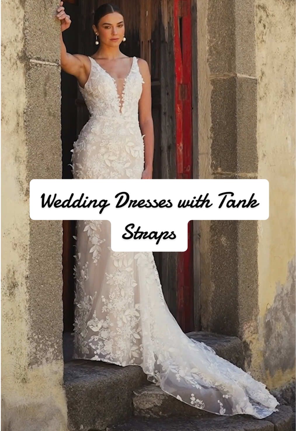 These tank-strap wedding dresses keep you comfortable, cool, and effortlessly elegant, whether you’re saying “I do” in a garden, on the beach, or atop a rooftop! 👰‍♀️ 💍 See one you like? Tag a friend to see if they like it too! 😉 Wedding Dresses Featured: Drita 125254, Thessaly 125245, Naielly 125103 Dress Designer: Calla Blanche #2026wedding #weddinginspiration #callablanche #weddingdressdesigner #weddingdress