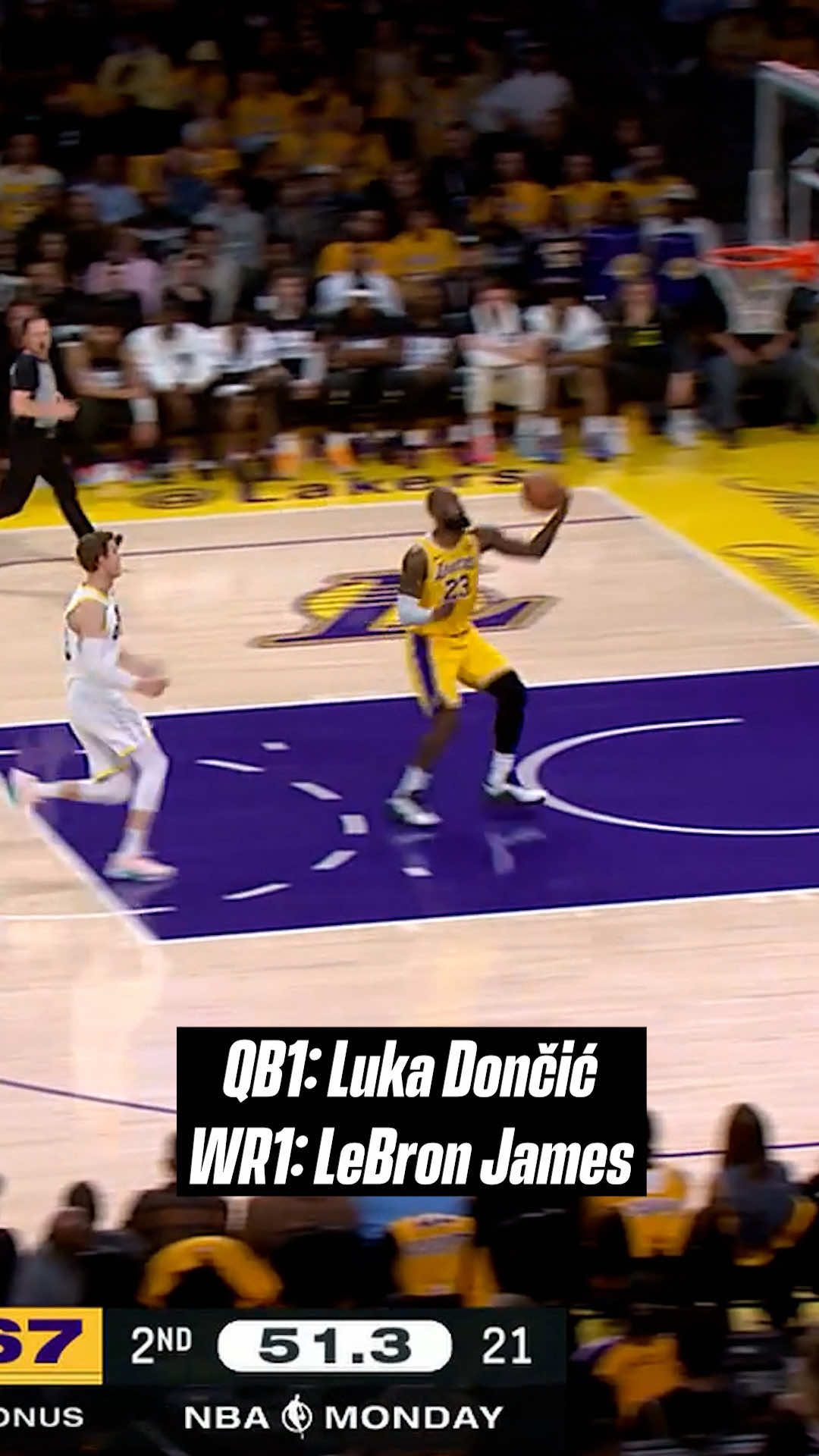 Luka to LeBron — TOUCHDOWN! NBA Assist Week #lakers 