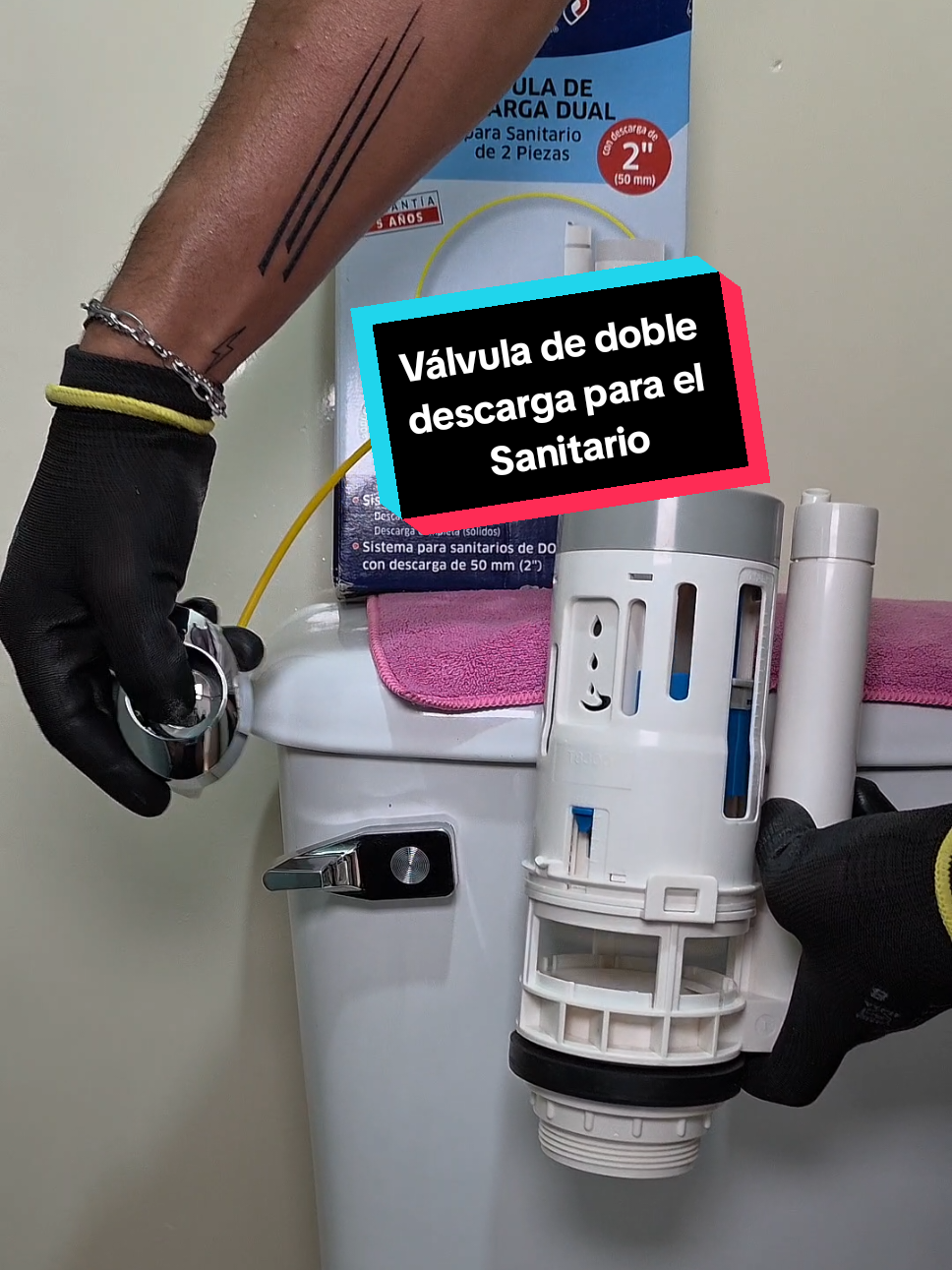 SIGUEME ✌🏻😁 ✅️ Cambia la válvula de tu Sanitario por una de doble descarga 🌀⚡️🔧 Válvula coflex modelo p-b6023 #plomeria #federalplumbing #baño #tutorial #sanitario 