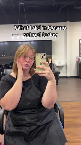 Ditl of a cosmo student #cosmo #hair #hairschool #Vlog 
