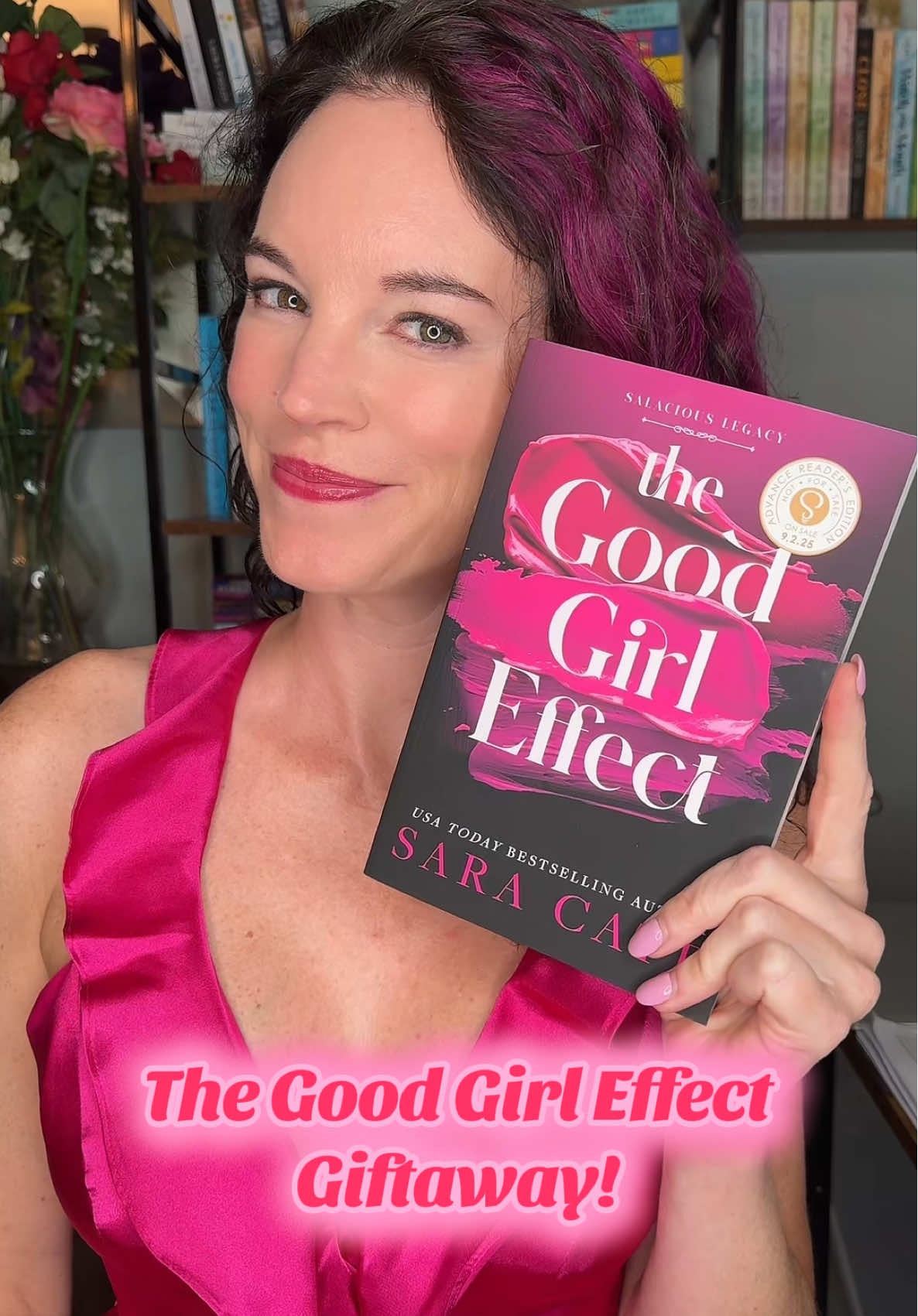 GIFTAWAY for ✨The Good Girl Effect✨ by @Sara Cate. Audio performed in duet by Meg Sylvan, Jason Clarke, Samantha Brentmoor, CJ Bloom and Brandon Francis.  Winner will receive a signed copy of the book (not an arc copy) and the audiobook.  To enter: 1)Follow me 2)Follow Sara Cate 3)Tag a Friend Enter on my TT, IG and FB for 3 chances to win!  I will notify the winner via DMs on Sunday the 24th. US only!  #saracate #thegoodgirleffect #booklover #spicybooks #spicybooktok 