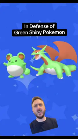 Green shiny Pokemon really aren’t all bad. . #shinypokemon 