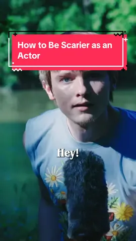 Actors yell way too much…I say in a video where I yell too much. Let me know which of the versions is scarier?? #actingtips #actingcoach #actingtok #auditiontips 