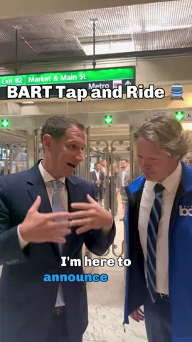 @SFBART launches Tap & Ride tomorrow, August 20! This means anyone can use a credit card to tap into BART. This will make it easier to get downtown, whether you’re commuting to the office, catching a game, or coming in from @FlySFO.   Downtown office visits are up, hotel occupancy has climbed 50% since last summer, and convention bookings at Moscone are growing. Visitors and workers are coming back — and transit is how they get here.