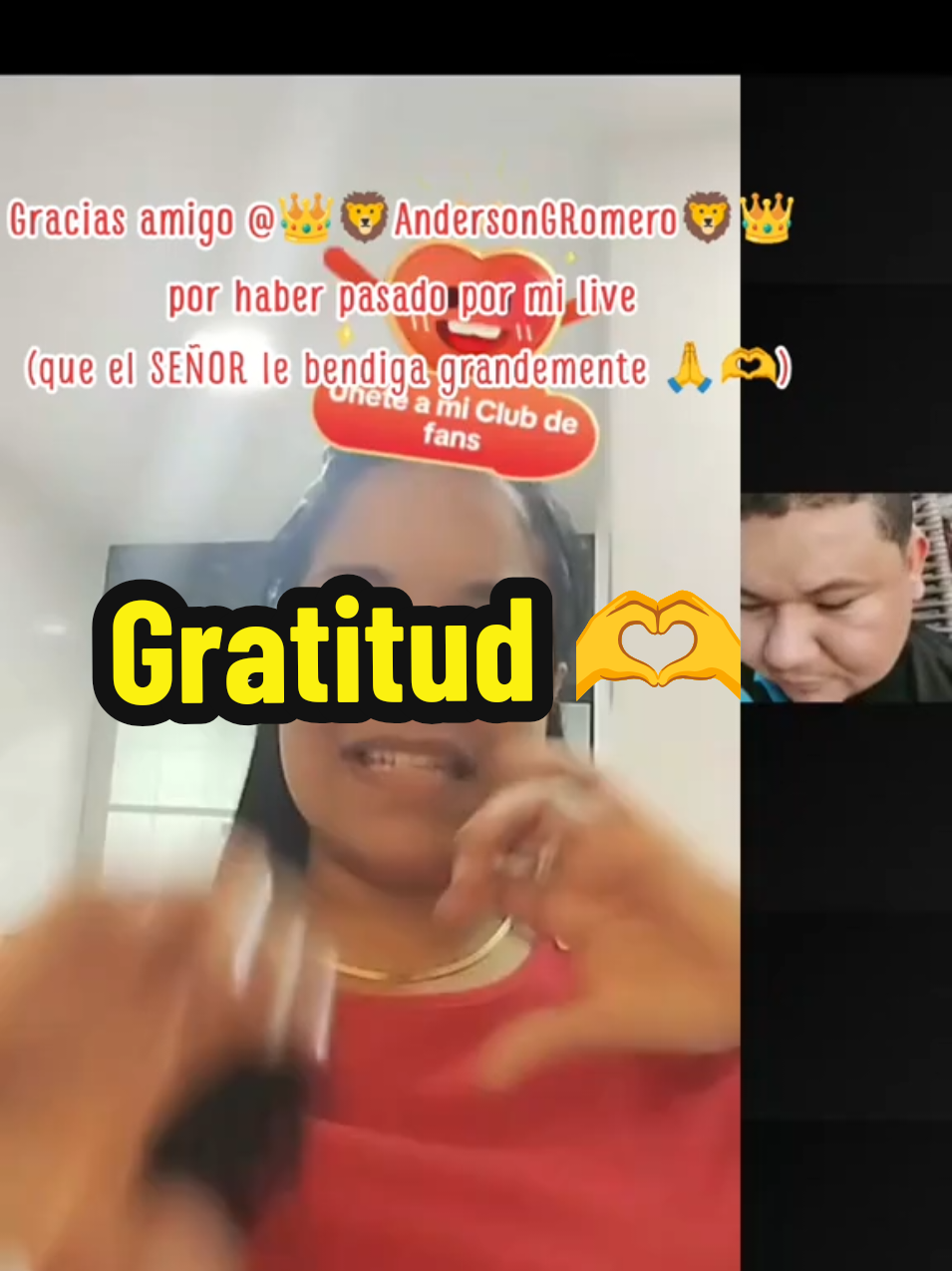 #tiktoklive #livehighlights @👑🦁Anderson G Romero🦁👑 que el SEÑOR le siga bendiciendo grandemente en todo 🙏🫶❤️
