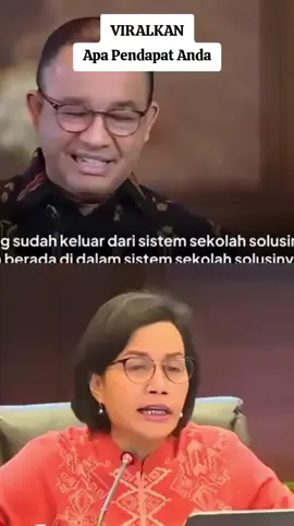 Anies Baswedan VS Sri Mulyani 