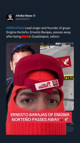 We have some devastating news as Ernesto Barajas of Enigma Norteño has sadly passed away. This took place just an hour back in La Colonia Arenales Tapatios in Guadalajara, Jalisco as a man reportedly entered the establishment in which he and a friend were in and did this. Barajas was a very well known artist in the regional Mexican space working with artists like Neton Vega and more. RIP #ernestobarajas #enigmanorteño #enigmanorteno #regionalmexicano🇲🇽 #44vato @Enigma Norteño 