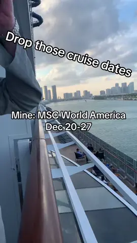 Drop your cruise dates in the comments @MSC Cruises Official #fyp #cruiseship #cruise #msc2025 #cruisefriends 