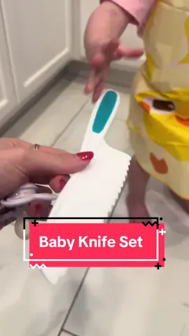 Toddler + Knife set= #montessori #toddler #knife #toy #learning 