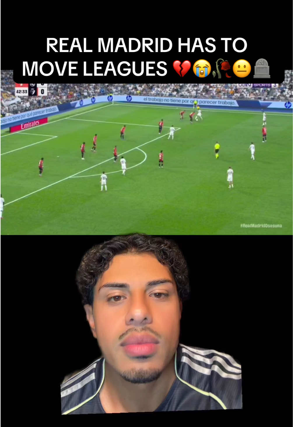 REAL MADRID HAS TO MOVE LEAGUES 💔😭🥀😐🪦 Real Madrid vs Osasuna Mbappe goal Rodrygo #halamadrid #realmadrid #mbappe #madridista #ronaldo 