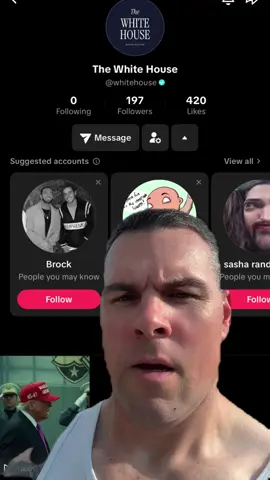 The White House just created an official TikTok account