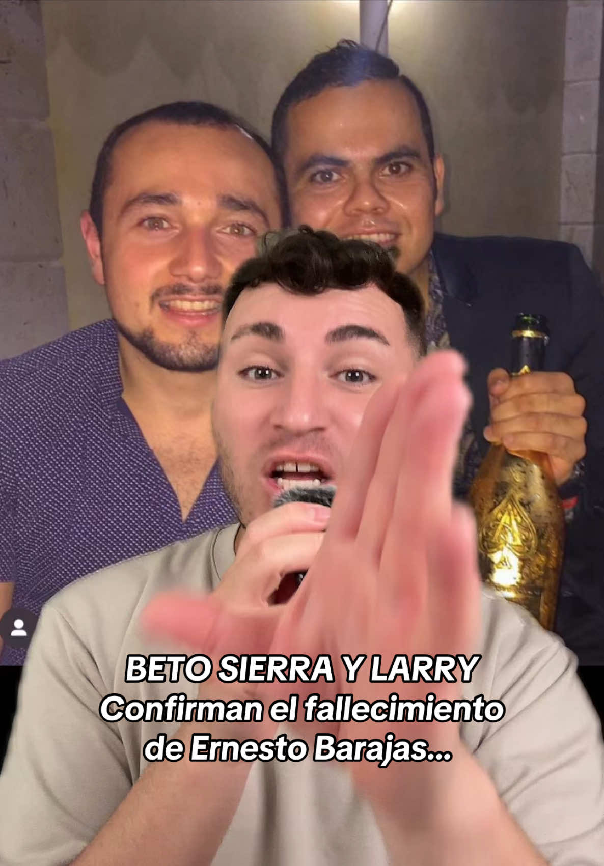 BETO SIERRA Y LAREY HERNANDEZ‼️Confirman el fallecimiento de Ernesto Barajas… #ernestobarajas #enigmanorteño #noticias #soyeddynieblas 