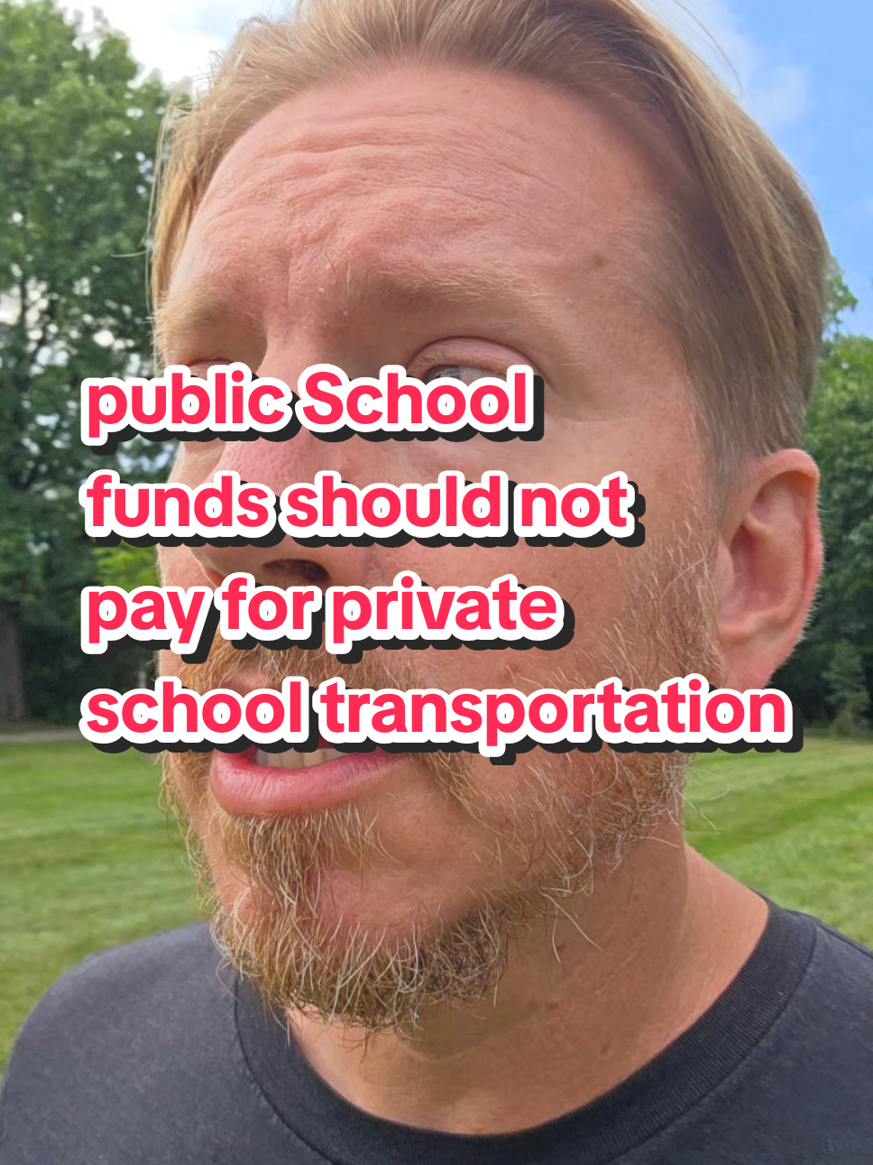 leftist lunatic with another radical idea. public School dollars should not go to pay for private school supplies or transportation. 
