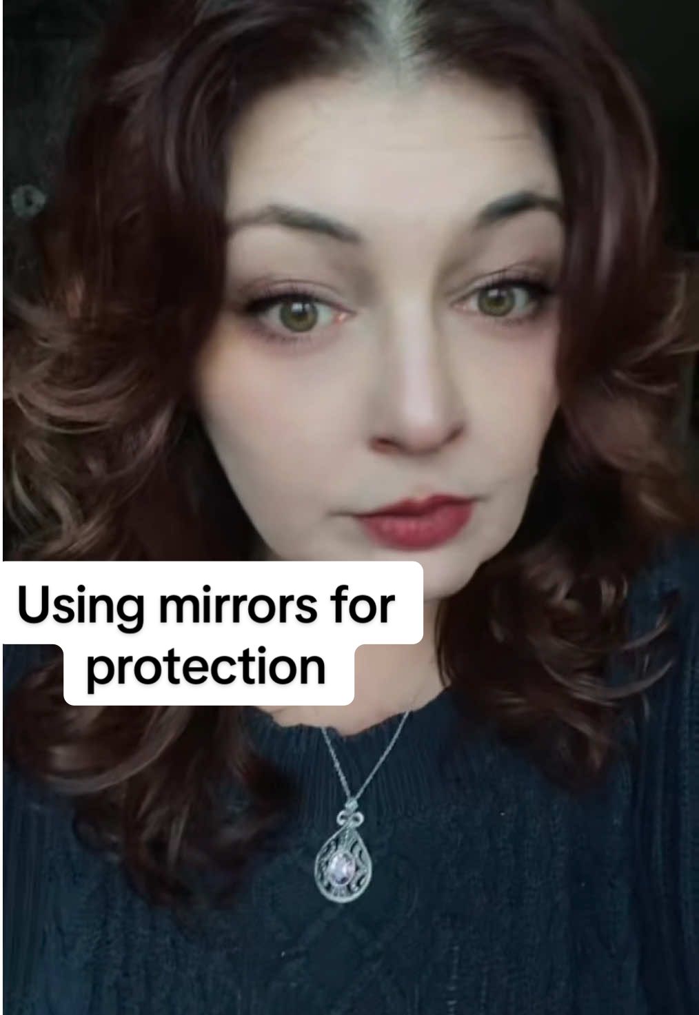 You can use mirrors as a form of protection. You want to be careful not to create a spirit trap and if you’d like, I could elaborate more about that.  #protection #witchtok #Appalachianfolkmagic ##mirror