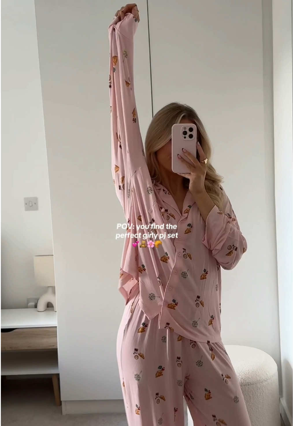 💕🧸🌸🥐 Cute pjs #faceswap #mtf #crossdress #trans #pyjamas 