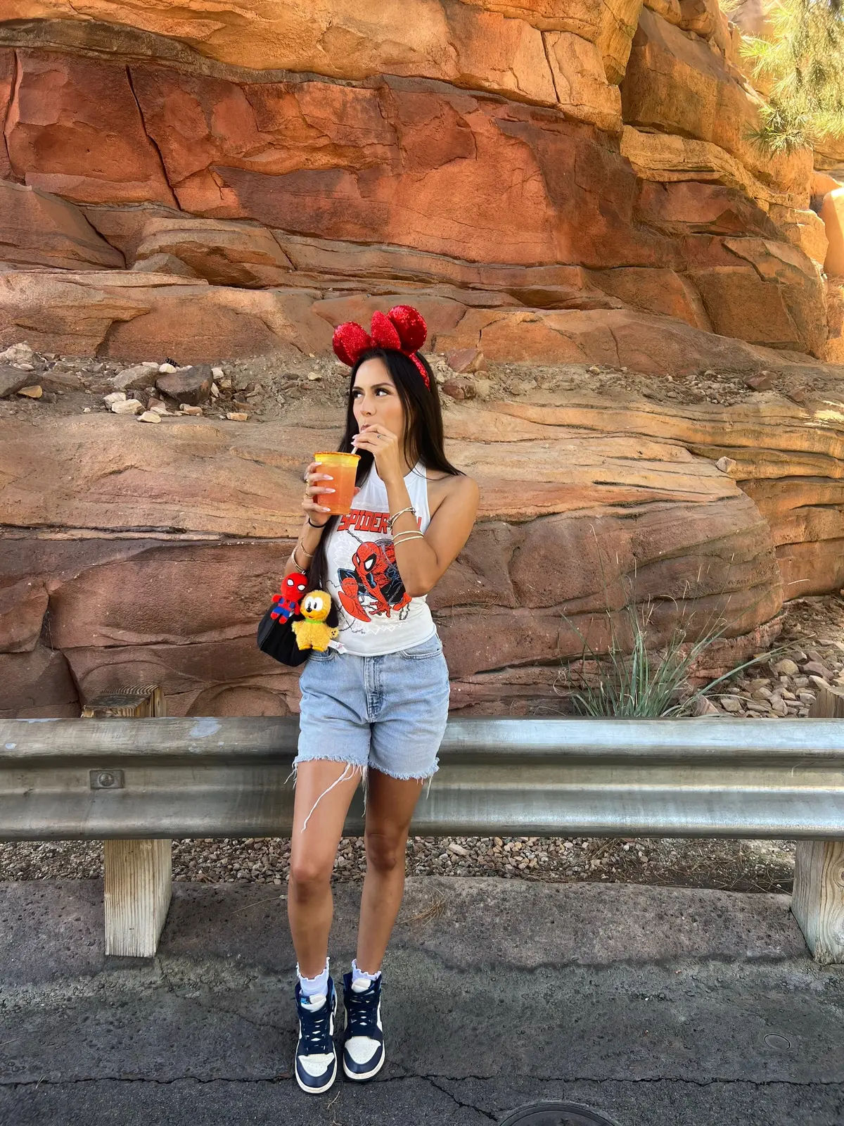 Wish I took a picture of the open back🥲 #fyp #disney #spiderman #disneyoutfits 