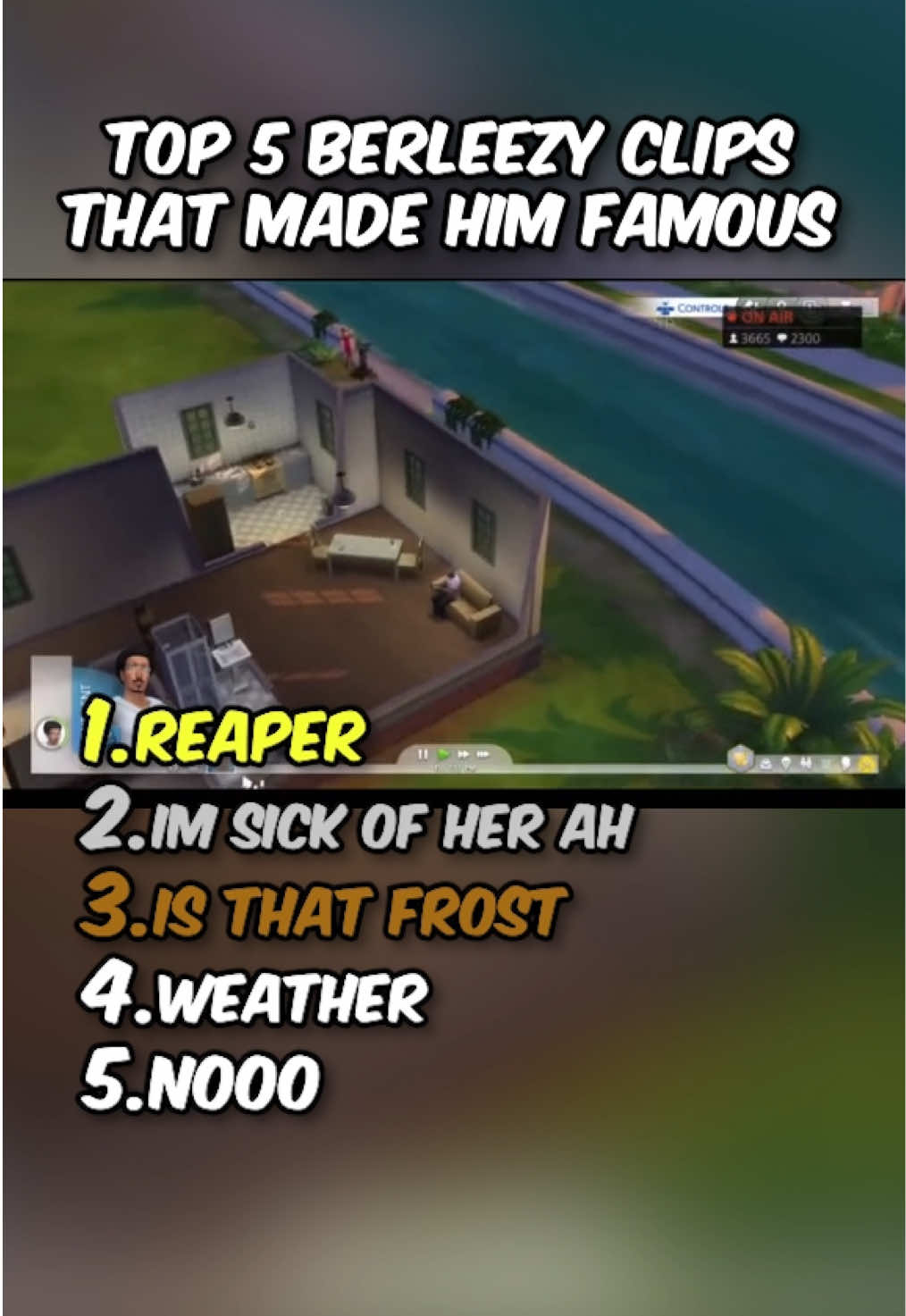 Top 5 Berleezy Clips That Made Him Famous 😹 #berleezy #berleezyclips #berleezymemes #top5 #funnymomments 