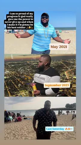 It lowkey looks like I’m in Los Santos on some GTA vibes but progress update 👀💪🏾 #fyp #gym #weightloss #beach 