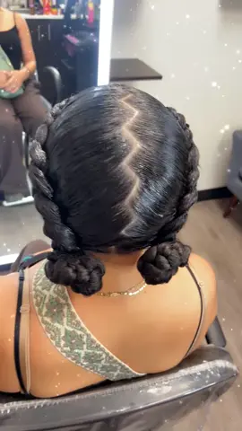 Simple 2 feed ins/boho #bohobraids #feedins #braidstutorial #denverbraider #fyp 