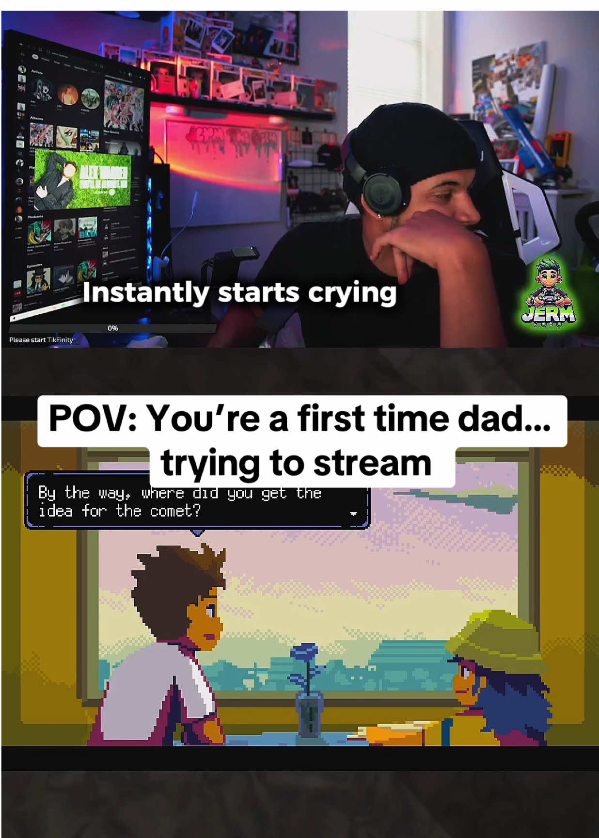 This is hard man 😭😭 #dadlife #gamerdad #relatable #jermthegerm #fypシ 