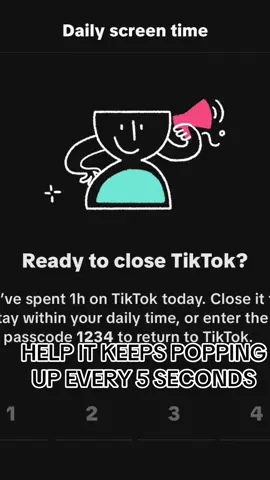 It literally won’t stop @TikTok fix your glitch  #tiktok #glitch #screentime #fyp 