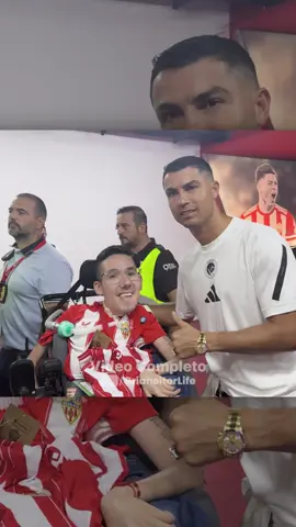 Conocí a Cristiano Ronaldo gracias a la @UD Almería 😍😍 #cristianoronaldo #cr7 #udalmeria #brianeitor2002 