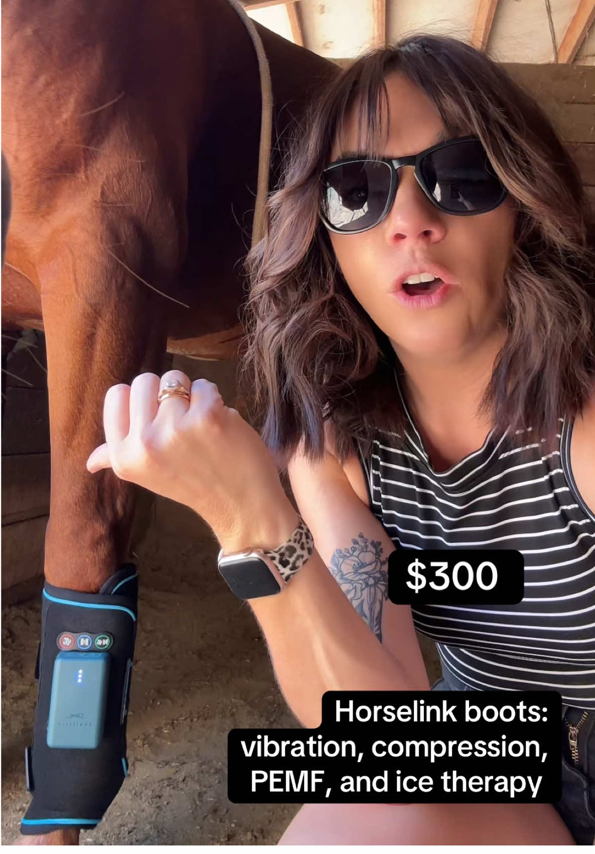 Choose @Horselink tech boots because your horse deserves it #pemf #equinetherapy #horsegirlhack #pemftherapy 