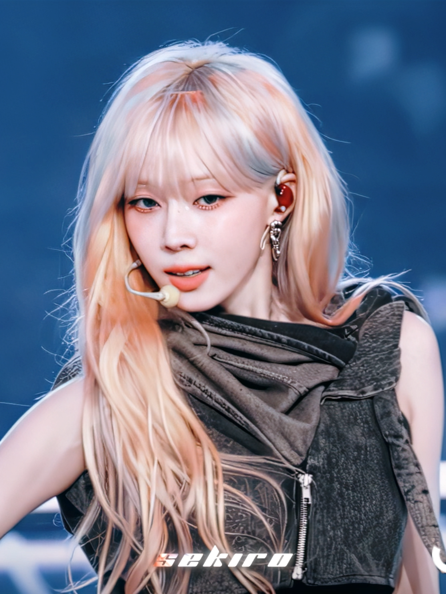 she's to pretty with blonde hair #winter #aespa #kiminjeong #edit #edits #kpop #kpopedit #kpopfyp #aespaedit
