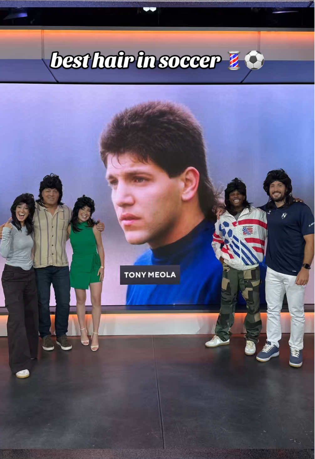 A bit shocking how well we all rocked a mullet?? 👀 we had to honor one of the best hairdo’s in the sport: the Tony Meola mullet 💈✂️